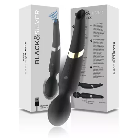 BLACK&SILVER - BAGUETTE ET VENTOUSE BECK 2 EN 1 SILICONE