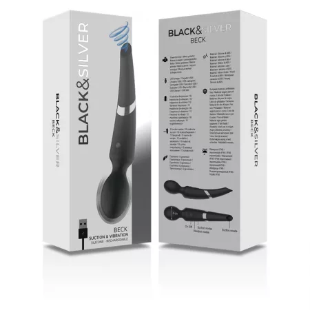 BLACK&SILVER - BAGUETTE ET VENTOUSE BECK 2 EN 1 SILICONE