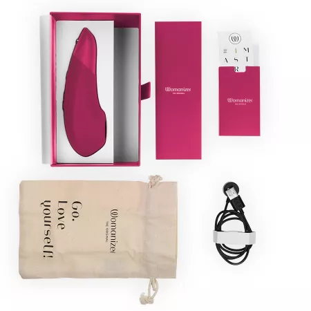 WOMANIZER - STIMULATEUR CLITORIAL AM&Eacute;LIORANT ROSE VIBRANT
