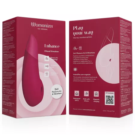 WOMANIZER - STIMULATEUR CLITORIAL AM&Eacute;LIORANT ROSE VIBRANT