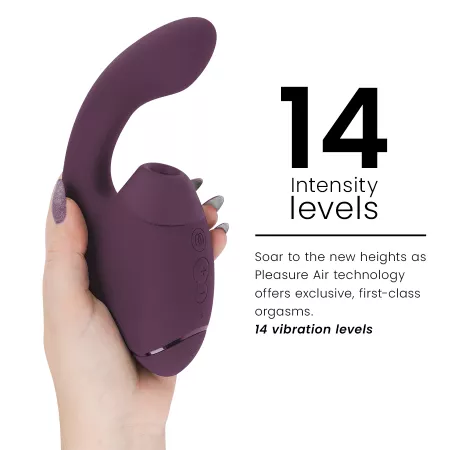WOMANIZER - DUO NEXT STIMULATEUR CLITORIAL ET DE POINT G DOUBLE VIOLET FONC&Eacute;