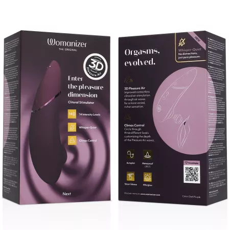WOMANIZER - STIMULATEUR CLITORIAL SUIVANT VIOLET FONC&Eacute;