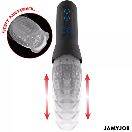 JAMYJOB - SPINJOB 2.0 MASTURBATEUR AVEC MOUVEMENT DE POUSS&Eacute;E ET DE ROTATION