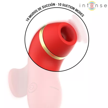 INTENSE - PATTY STIMULATEUR AVEC 4 T&Ecirc;TES : SUCCION, TAPOTER, GRIFFER ET L&Eacute;CHER