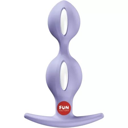 FUN FACTORY - DUO DE B-BALLS PLUG ANAL VIOLET
