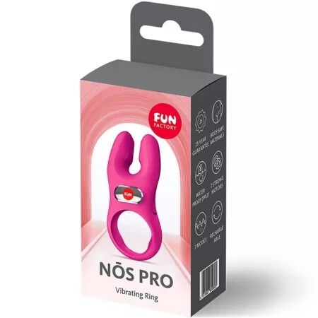 FUN FACTORY - ANNEAU P&Eacute;NIS VIBRANT PRO NOS MAGENTA