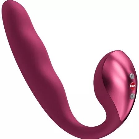 FUN FACTORY - ALLEGRO VIBRATEUR &Agrave; DOUBLE IMPULSION D'AIR INSERABLE ROUGE VIN