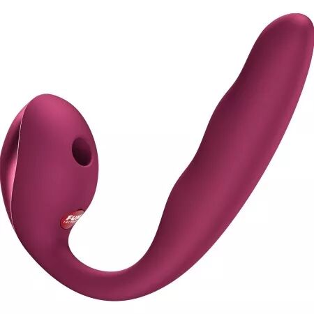 FUN FACTORY - ALLEGRO VIBRATEUR &Agrave; DOUBLE IMPULSION D'AIR INSERABLE ROUGE VIN