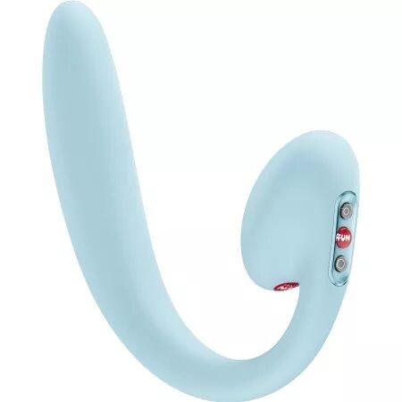 FUN FACTORY - VIBRATEUR &Agrave; DOUBLE IMPULSION D'AIR CRESCENDO INSERABLE BLEU GLAC&Eacute;