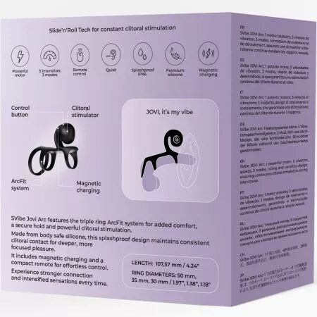 SNAIL VIBE - JOVI ARC ANNEAU DE COUPLE AVEC T&Eacute;L&Eacute;COMMANDE NOIRE