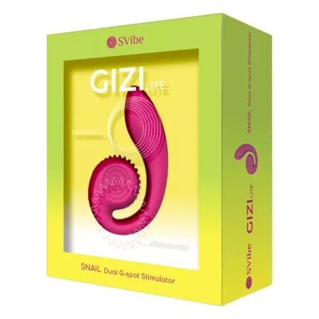 SNAIL VIBE - GIZI LITE VIBRATEUR ROSE DOUBLE POINT G ET CLITORIAL