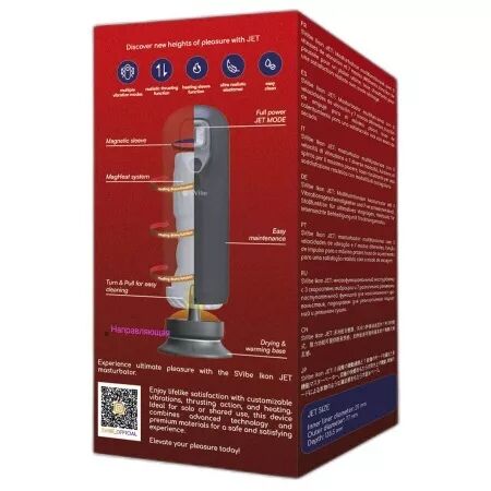 SNAIL VIBE - MASTURBATEUR CHAUFFANT ET &Agrave; POUSSE IKON JET