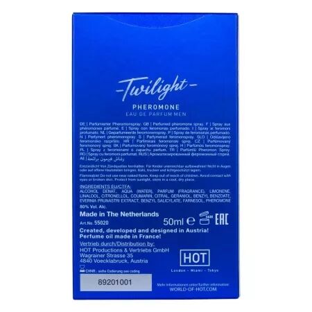 HOT - TWILIGHT PHEROMON PARFUM HOMME 50 ML