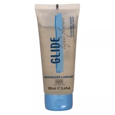 HOT - GLIDE LIQUID PLEASURE LUBRIFIANT &Agrave; BASE D'EAU 100 ML