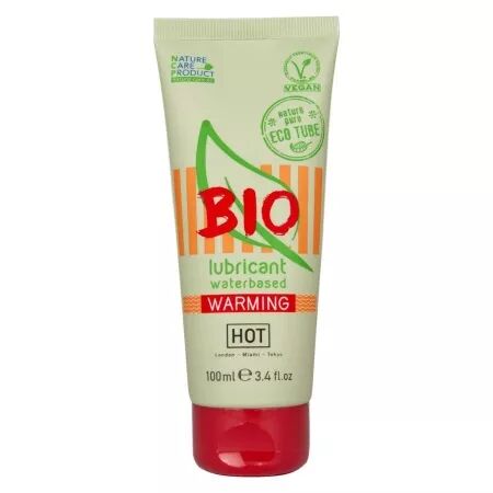 HOT - LUBRIFIANT BIO &Agrave; BASE D'EAU CHAUFFANT 100 ML