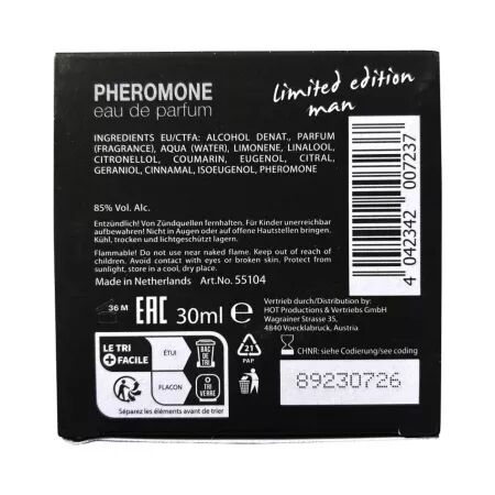 HOT - PARFUM AUX PH&Eacute;ROMONES DUBAI &Eacute;DITION LIMIT&Eacute;E HOMME 30 ML