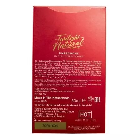 HOT - PH&Eacute;ROMONE TWILIGHT NATURELLE POUR FEMMES 50 ML