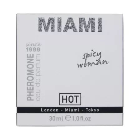 HOT - PARFUM AUX PH&Eacute;ROMONES MIAMI SPICY WOMAN 30 ML