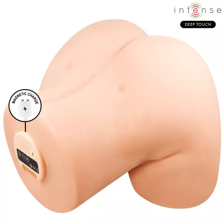 INTENSE DEEP TOUCH - JULIA MASTURBATEUR ANAL ET VAGINAL AVEC SUCCION, CHALEUR, VIBRATION ET EFFETS VOCAUX AVEC T&Eacute;L&Eacute;COMMANDE 9 KG