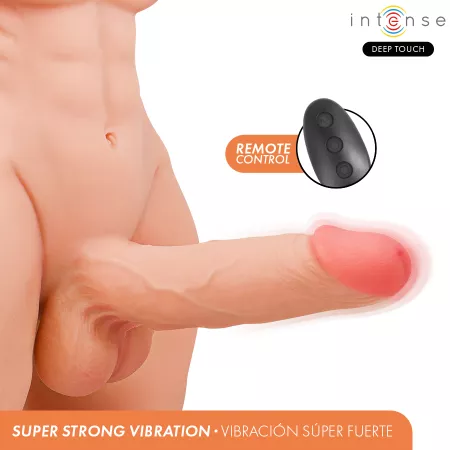 INTENSE DEEP TOUCH - TORSE MARTY AVEC ANUS ET GODEMICHET R&Eacute;ALISTE AVEC POUSSE ET VIBRATION, T&Eacute;L&Eacute;COMMANDE, 6,2 KG