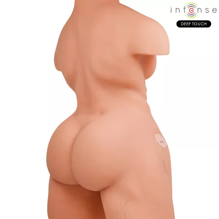 INTENSE DEEP TOUCH - TORSE MARTY AVEC ANUS ET GODEMICHET R&Eacute;ALISTE AVEC POUSSE ET VIBRATION, T&Eacute;L&Eacute;COMMANDE, 6,2 KG