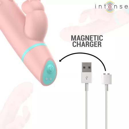 INTENSE - STIMULATEUR ALVIN RABBIT ET VIBRATEUR &Agrave; ROULEMENT + OSCILLANT