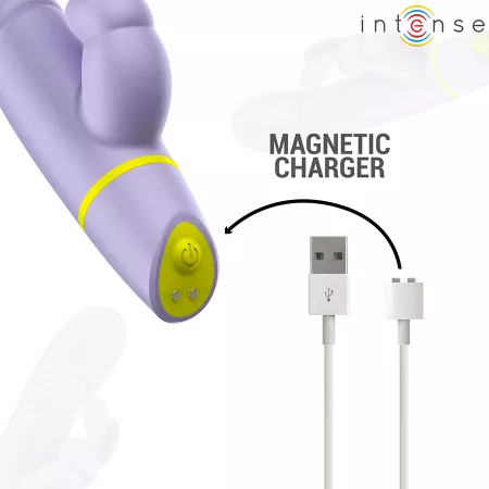 INTENSE - STIMULATEUR ET VIBRATEUR &Agrave; POUSS&Eacute;E HELEN RABBIT