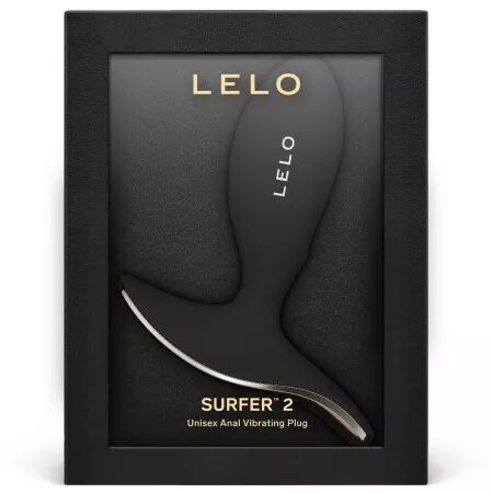 LELO - SURFER 2 PLUG VIBRANT ANAL UNISEXE NOIR