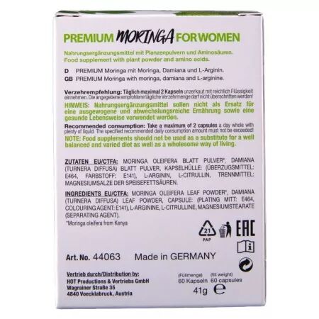 HOT - MORINGA CASQUETTES POUR FEMME 60 UNIT&Eacute;S