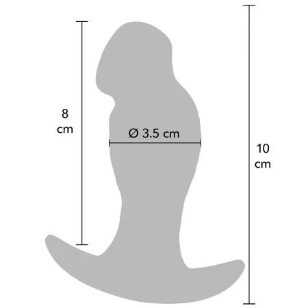 HIDDEN DESIRE - INFERNO PLUG ANAL R&Eacute;ALISTE 10 CM