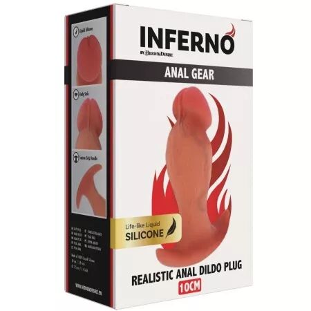 HIDDEN DESIRE - INFERNO PLUG ANAL R&Eacute;ALISTE 10 CM