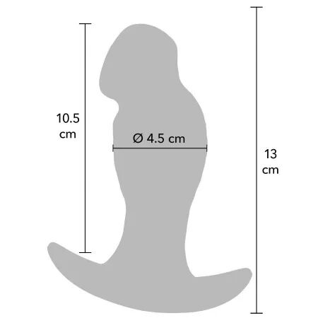 HIDDEN DESIRE - INFERNO PLUG ANAL R&Eacute;ALISTE INFERNO 13 CM