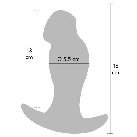 HIDDEN DESIRE - INFERNO PLUG ANAL R&Eacute;ALISTE 16 CM