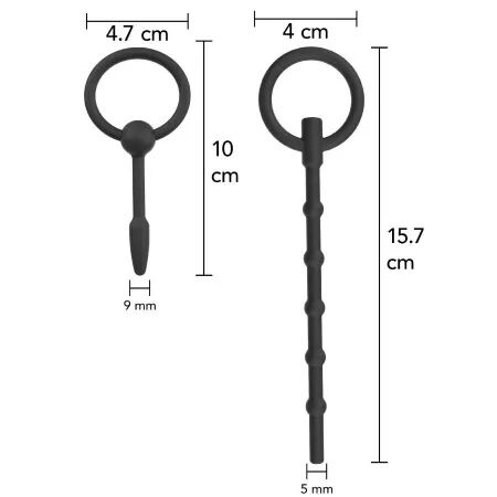 HIDDEN DESIRE - EXTREME ADVANCED SET DE PLUGS UR&Eacute;TRAUX 2 UNIT&Eacute;S