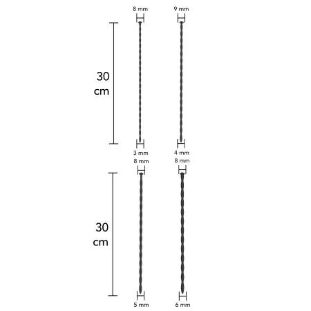 HIDDEN DESIRE - EXTREME STARTER SET DE DILATATEURS UR&Eacute;TRAUX 4 UNIT&Eacute;S