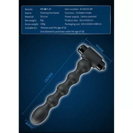 MR PLAY - MASSEUR DE PLUG ANAL VIBRANT