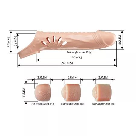 PRETTY LOVE - MANCHON P&Eacute;NIS AVEC EXTENSIONS