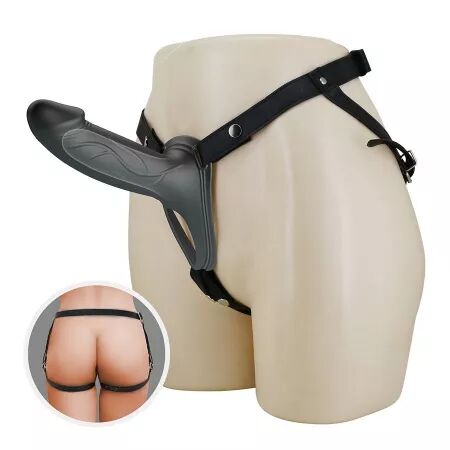 PRETTY LOVE - LANDON BLACK STRAP-ON VIBRANT