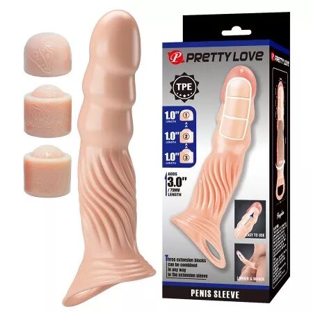 PRETTY LOVE - GAINE P&Eacute;NIENNE TEXTUR&Eacute;E AVEC EXTENSEURS