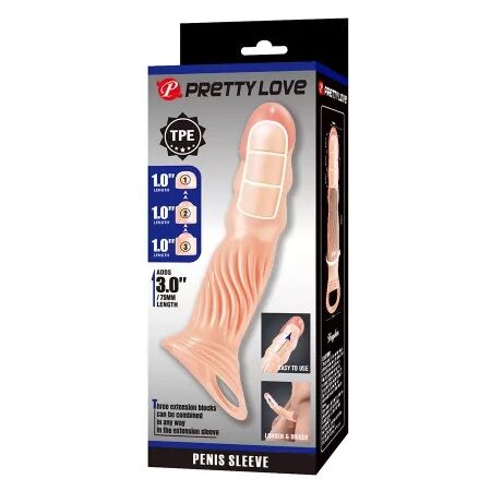 PRETTY LOVE - GAINE P&Eacute;NIENNE TEXTUR&Eacute;E AVEC EXTENSEURS