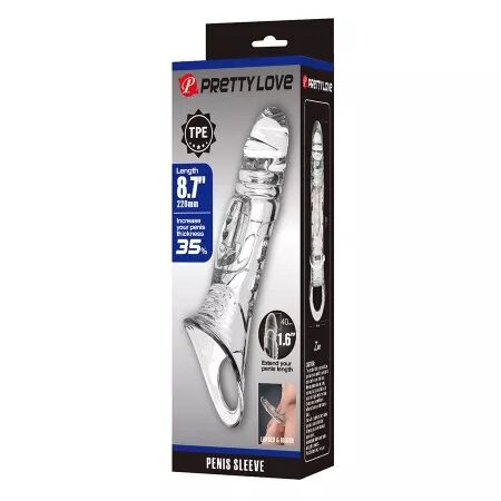 PRETTY LOVE - COUVERTURE TRANSPARENTE POUR P&Eacute;NIS