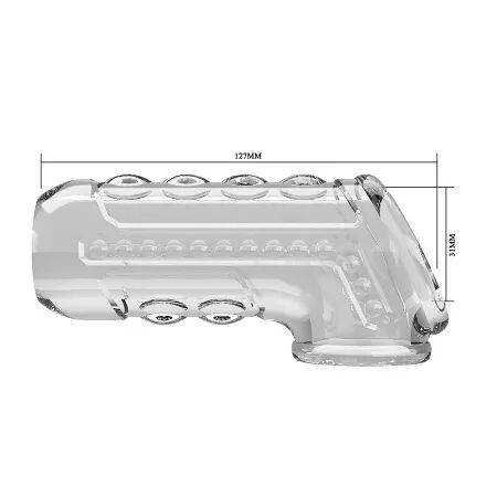 PRETTY LOVE - GAINE P&Eacute;NIENNE TEXTUR&Eacute;E TRANSPARENTE