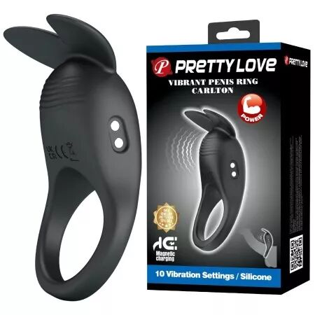 PRETTY LOVE - CARLTON ANNEAU P&Eacute;NIS AVEC STIMULATEUR CLITORIAL