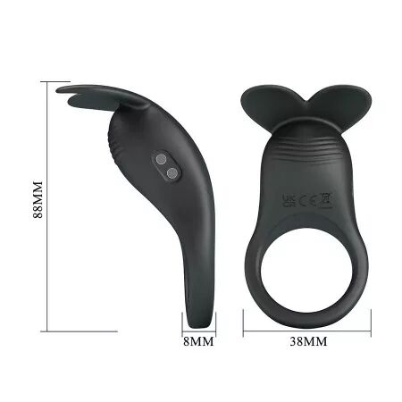 PRETTY LOVE - CARLTON ANNEAU P&Eacute;NIS AVEC STIMULATEUR CLITORIAL