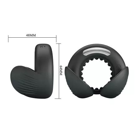 PRETTY LOVE - QUENTIN ANNEAU P&Eacute;NIS AVEC STIMULATEUR TESTICULAIRE