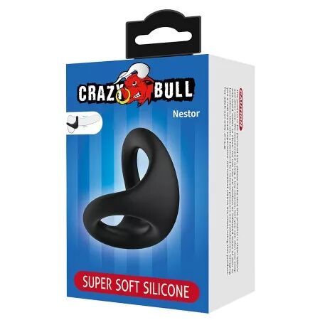CRAZY BULL - NESTOR ANNEAU ERGONOMIQUE POUR P&Eacute;NIS ET TESTICULES
