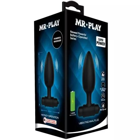 MR PLAY - PLUG ANAL SUPER POWERAVEC VIBRATION