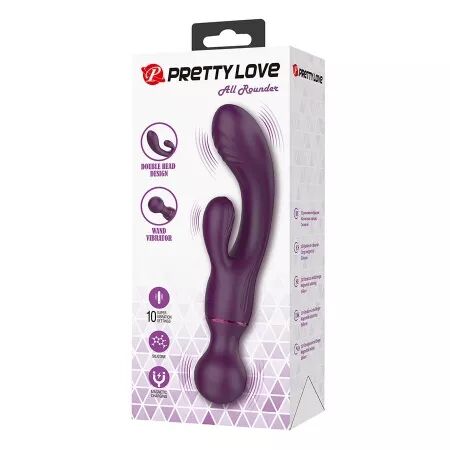 PRETTY LOVE - VIBRATEUR POINT G VIOLET POLYVALENT