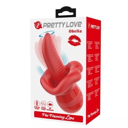 PRETTY LOVE - OBELIA VIBRATEUR &Agrave; LANGUE AVEC MOUVEMENT ORBITAL