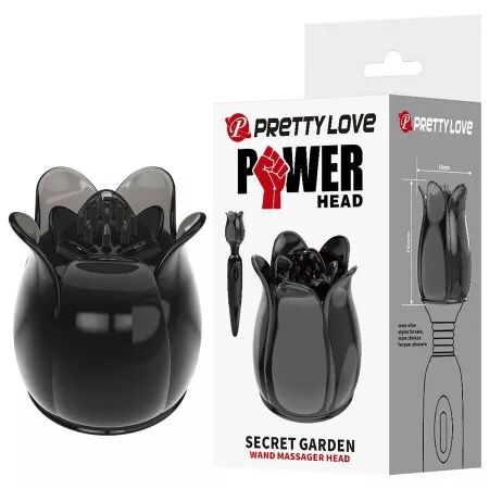 PRETTY LOVE - SECRET GARDEN T&Ecirc;TE DE MASSAGE NOIRE